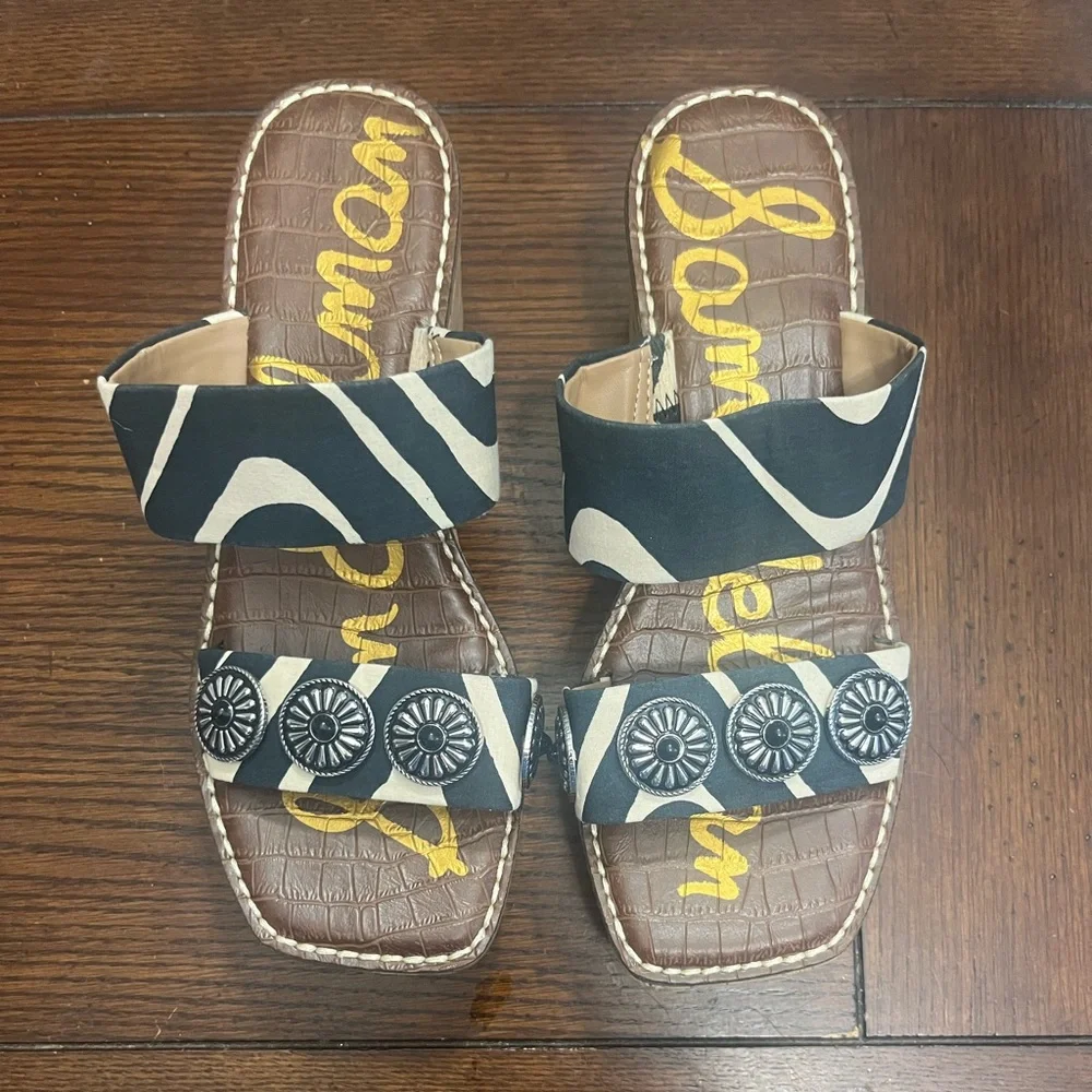 SAM EDELMAN ABRIL PLATFORM WEDGE‎ SANDAL 5.5